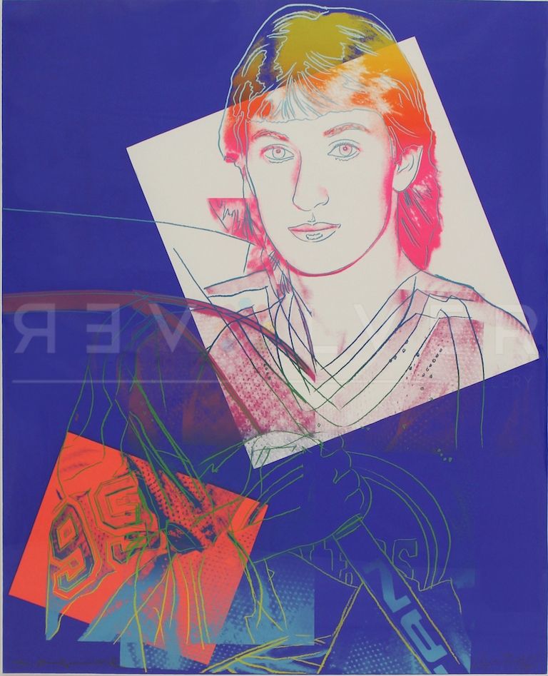 Screenprint Warhol - Wayne Gretzky (FS II.306)