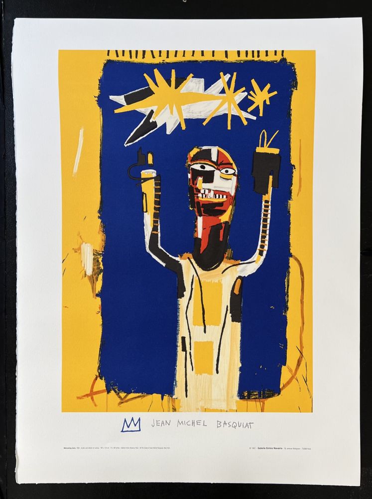 Lithograph Basquiat -  Welcoming Jeers