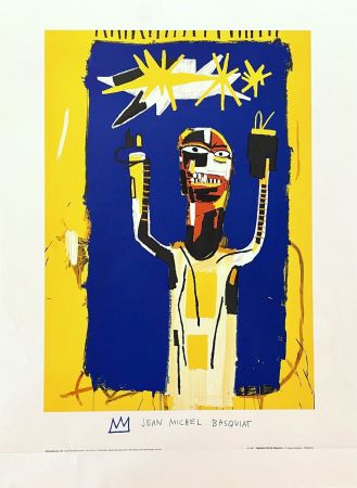 Lithograph Basquiat - Welcoming Jeers