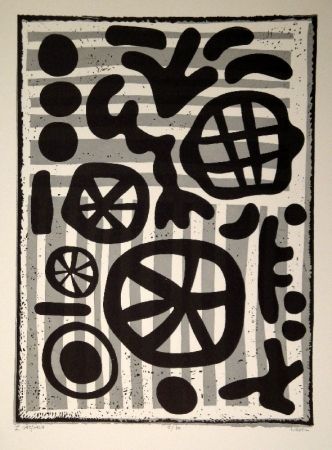 Linocut Nebel - Werknummer 595/1964