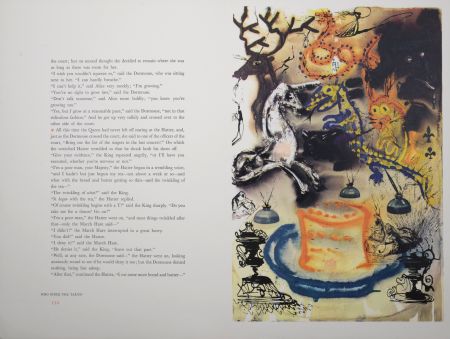 Rotogravure Dali - Who stole the tarts ? Alice's Adventures in Wonderland, 1969