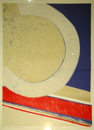 Lithograph Raussmüller - Wide white Space