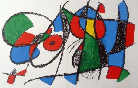 Lithograph Miró - Without title
