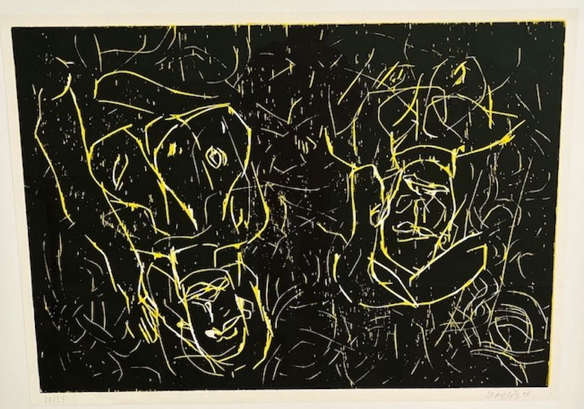 No Technical Baselitz - Woman and woman