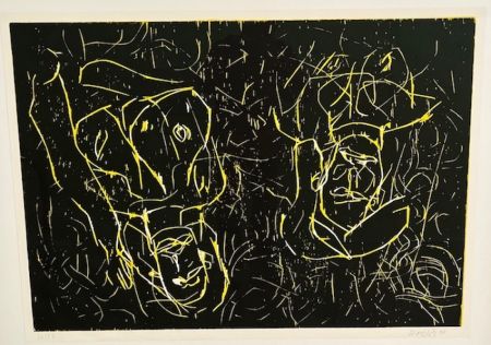 No Technical Baselitz - Woman and woman