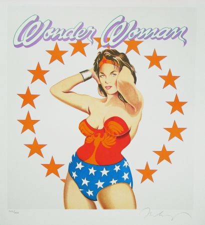 Lithograph Ramos - Wonder woman