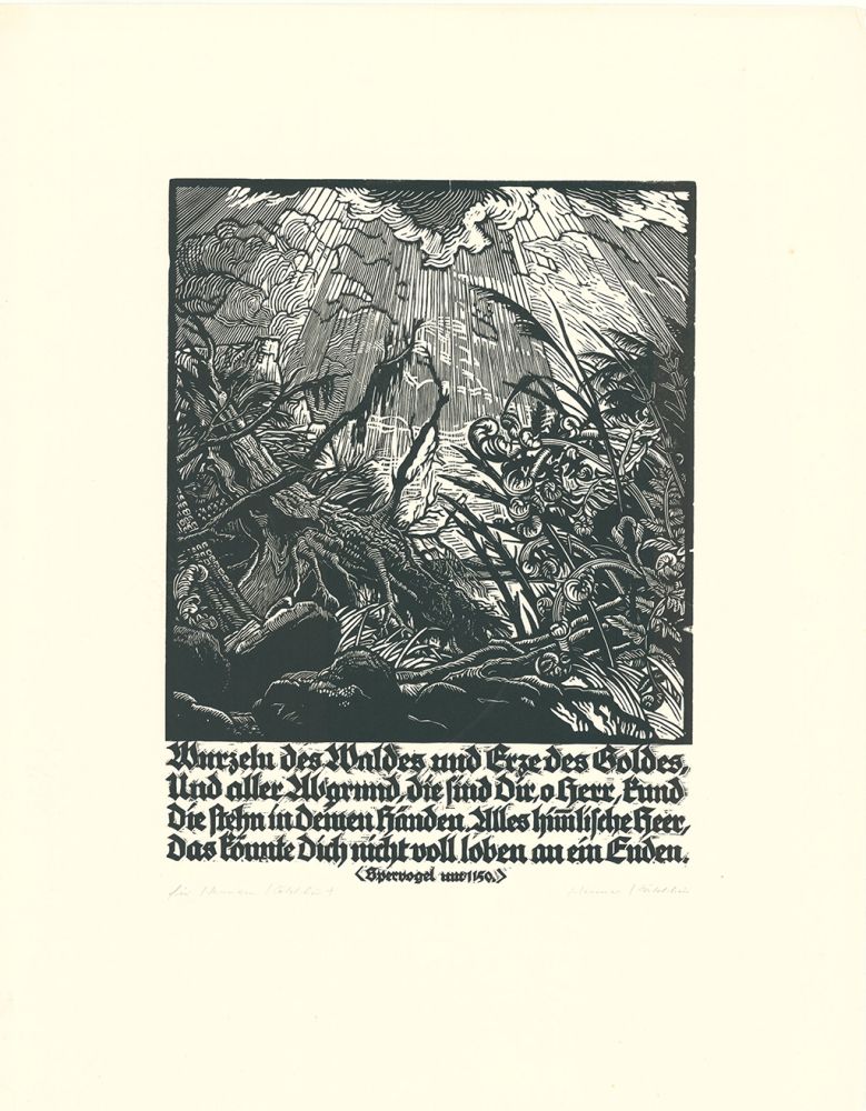 Woodcut Kätelhön - Wurzeln des Waldes...