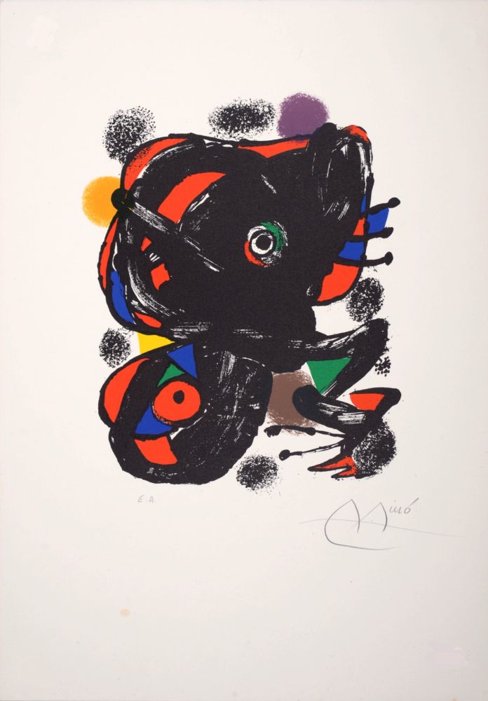 Lithograph Miró - XXe siècle (n°46), 1976 - Hand-signed!