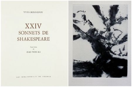Etching And Aquatint Zao - XXIV SONNETS DE SHAKESPEARE