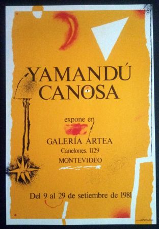 Poster Canosa - Yamandú Canosa - Galeria Artea - Montevideo - 19
