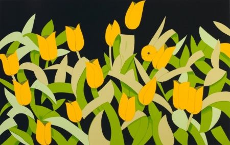 Screenprint Katz - Yellow Tulips