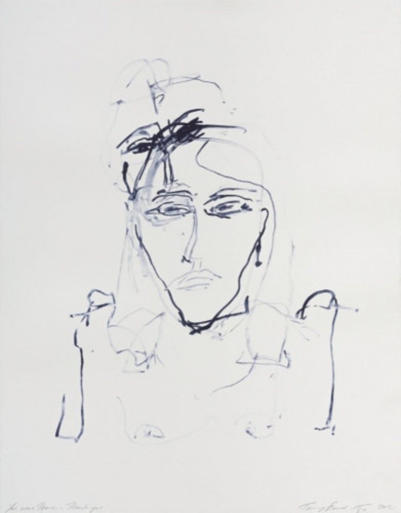 Lithograph Emin - You were There - Thank you