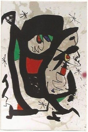 Lithograph Miró - Young Artists
