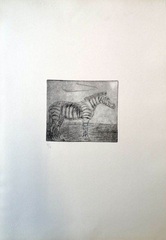 Drypoint Ligabue - Zebra