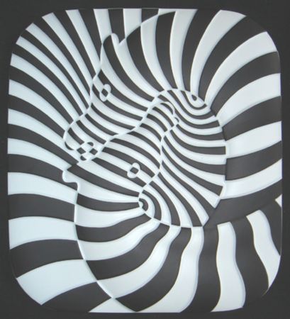 Ceramic Vasarely - Zebra Ceramique