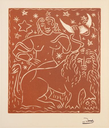 Woodcut Derain - Zodiac