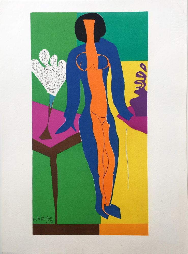 Lithograph Matisse - ZULMA (1950). Rare épreuve du tirage de luxe sur Arches