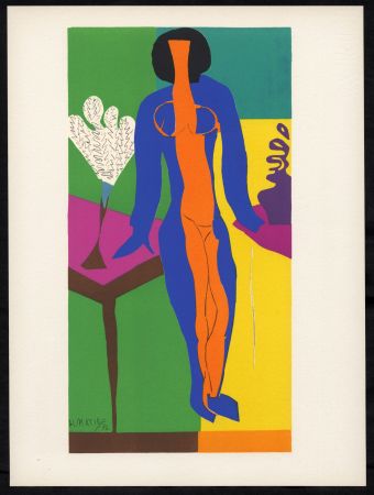 Lithograph Matisse - ZULMA (1950). Très rare épreuve du tirage de luxe sur Arches (1958)