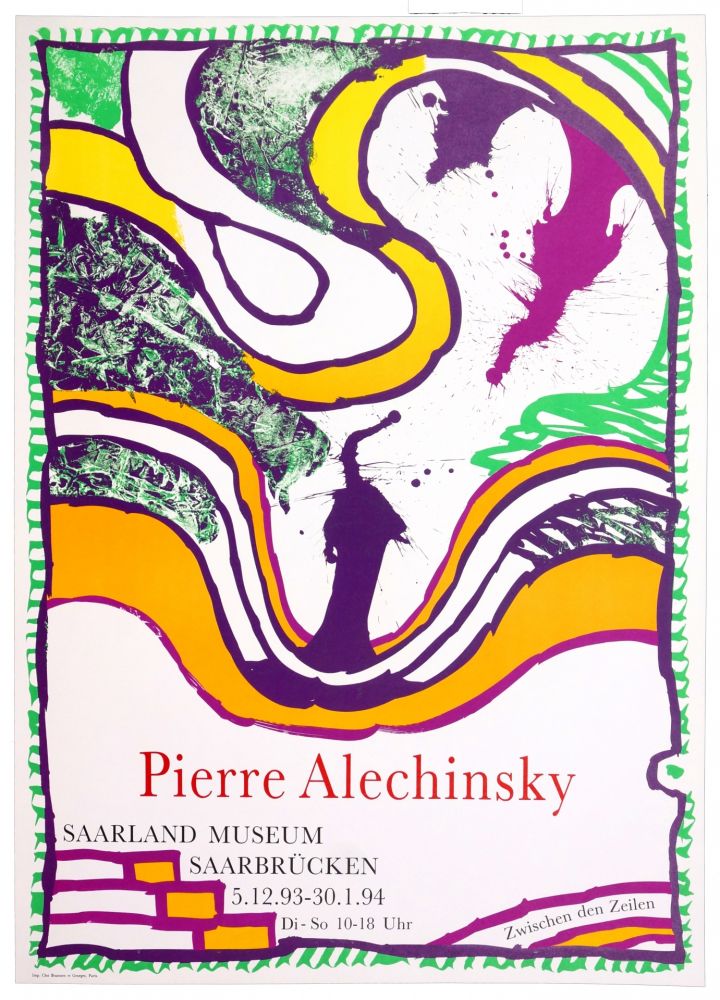 Poster Alechinsky - Zwischen den Zeilen