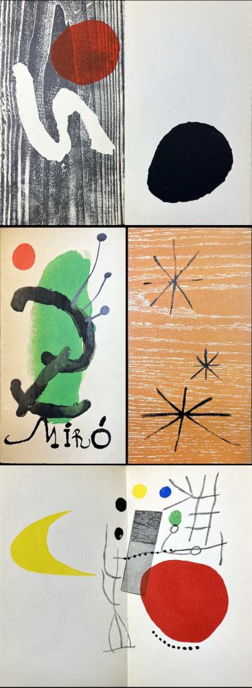 Illustrated Book Miró - À Toute Épreuve. Catalogue Berrgruen 1958. (Pochoirs.