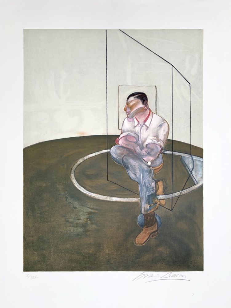 Lithograph Bacon - Étude pour un portrait de John Edwards, 1987