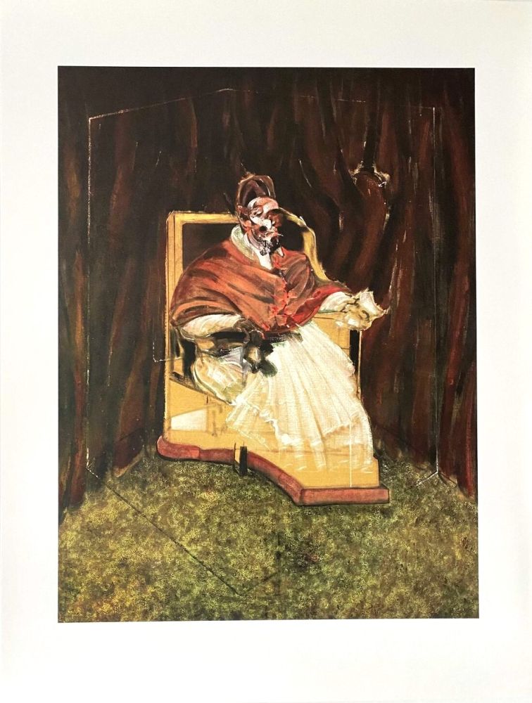 Poster Bacon - Étude pour un Portrait du Pape Innocent X d'après Velasquez